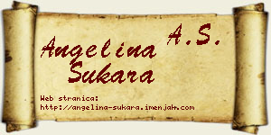 Angelina Sukara vizit kartica